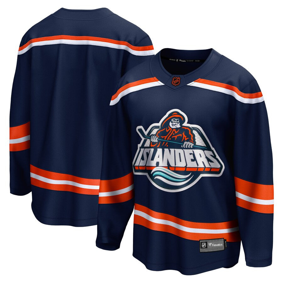New York Islanders Fanatics Branded Special Edition 20 Breakaway Blank Jersey Navy