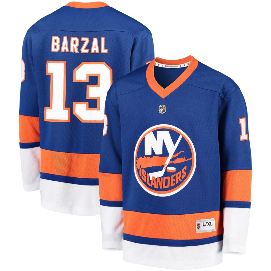 New York Islanders Fanatics Branded Youth Home Replica Blank Jersey Blue