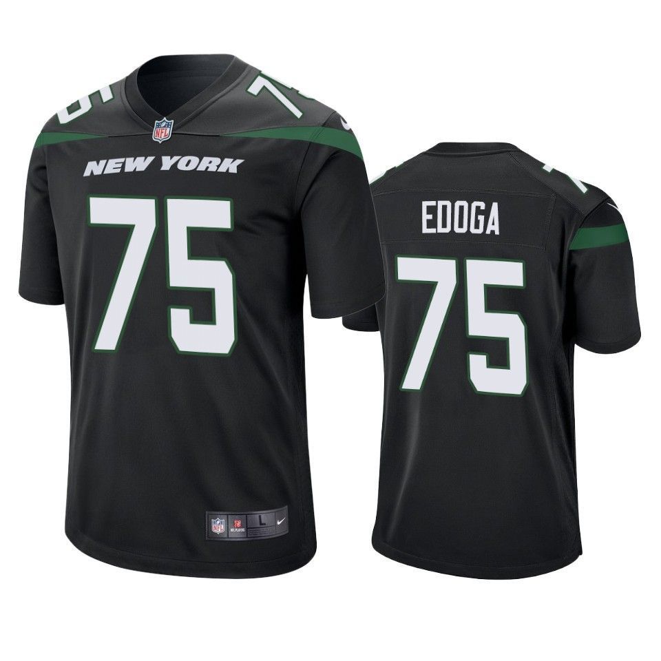 New York Jets Chuma Brandedoga 2019 Nfl Draft Black Game Jersey