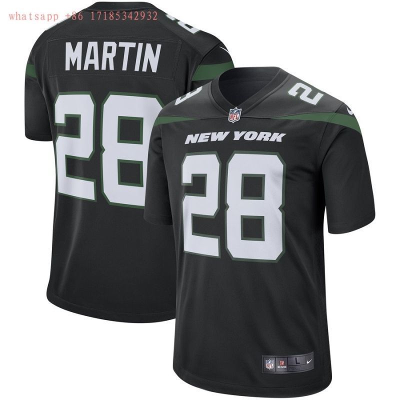 New York Jets Curtis Martin 28 Nfl 2020 Black Jersey Jersey