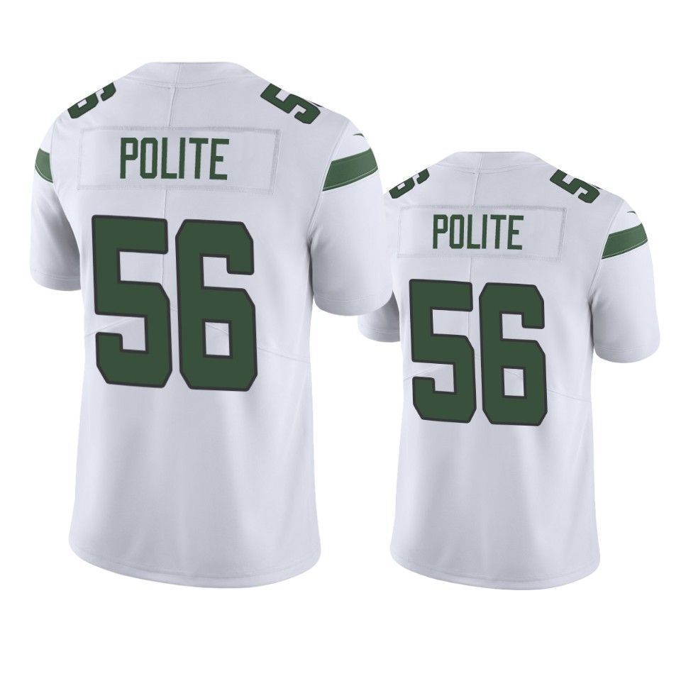 New York Jets Jachai Polite 2019 Nfl Draft White Vapor Limited Jersey