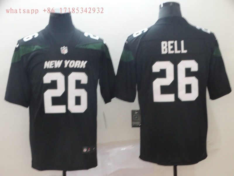 New York Jets Leveon Bell 26 Nfl 2020 Black Jersey Jersey