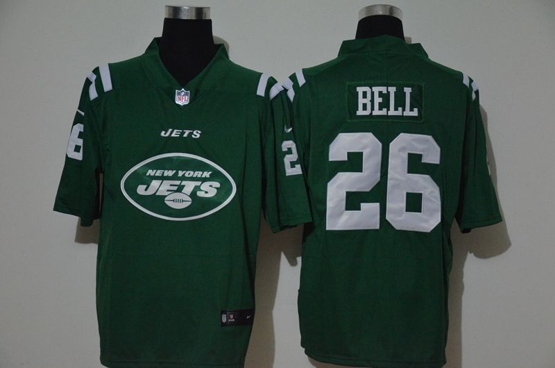 New York Jets Leveon Bell 26 Nfl 2020 Green Jersey