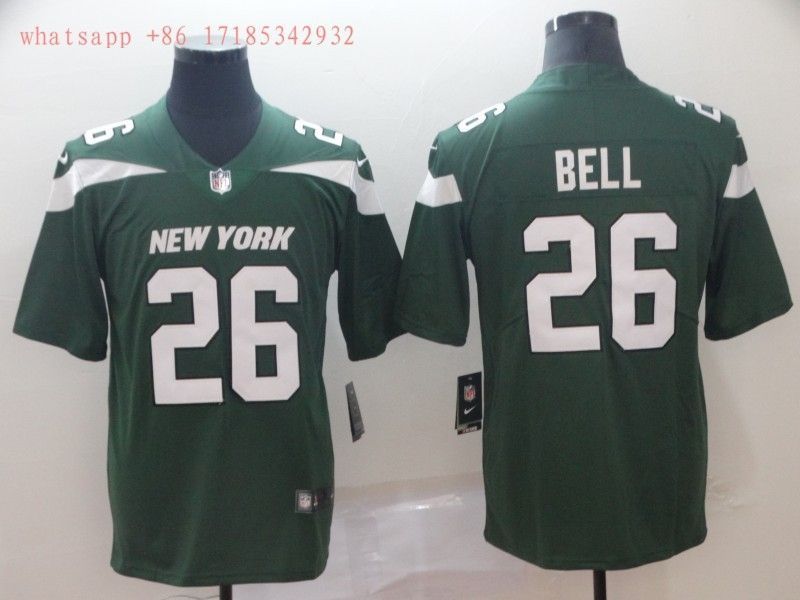 New York Jets Leveon Bell 26 Nfl 2020 Green Jersey Jersey