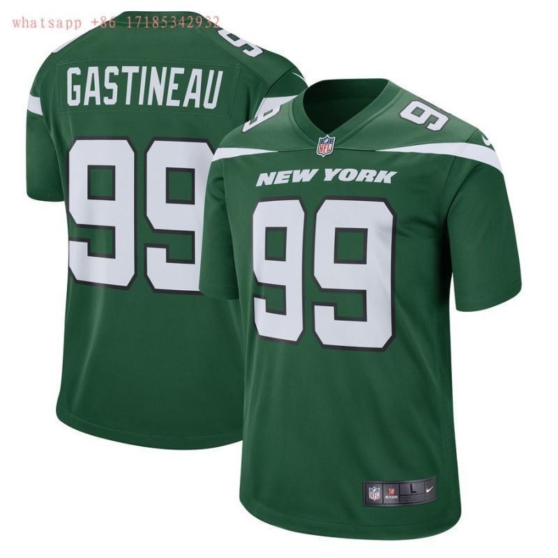 New York Jets Mark Gastineau 99 Nfl 2020 Green Jersey Jersey