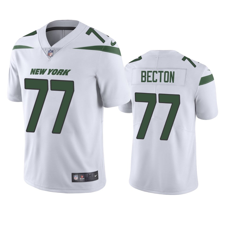 New York Jets Mekhi Becton White 2020 Nfl Draft Vapor Limited Jersey