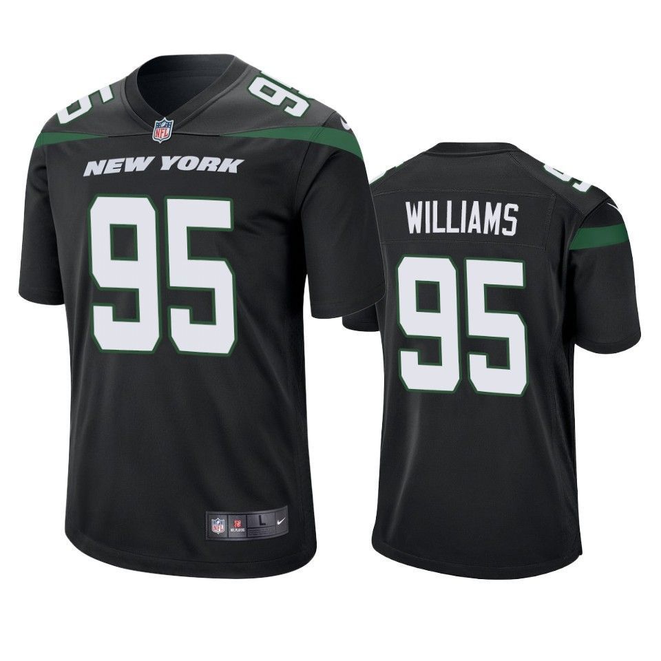 New York Jets Quinnen Williams 2019 Nfl Draft Black Game Jersey