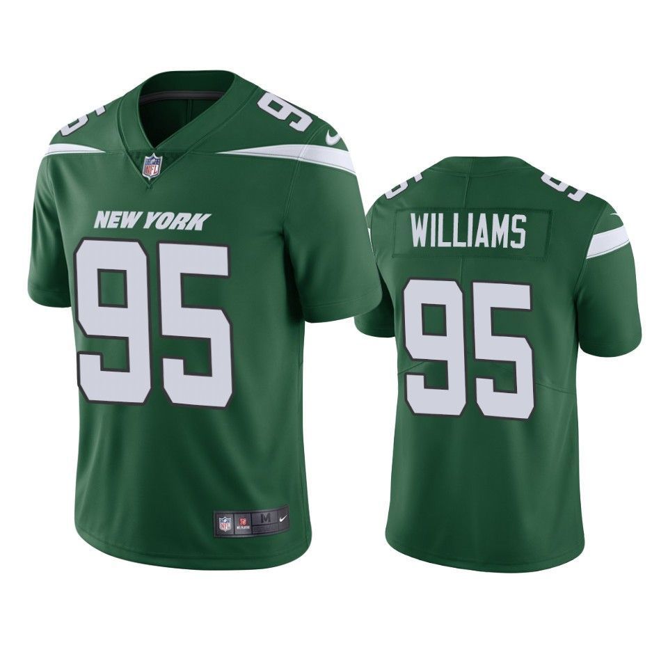New York Jets Quinnen Williams 2019 Nfl Draft Green Vapor Limited Jersey