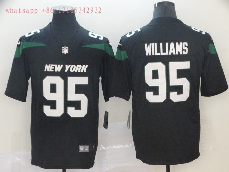New York Jets Quinnen Williams 95 Nfl 2020 Black Jersey Jersey