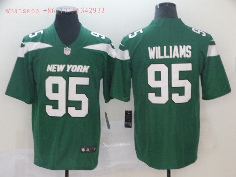 New York Jets Quinnen Williams 95 Nfl 2020 Green Jersey Jersey