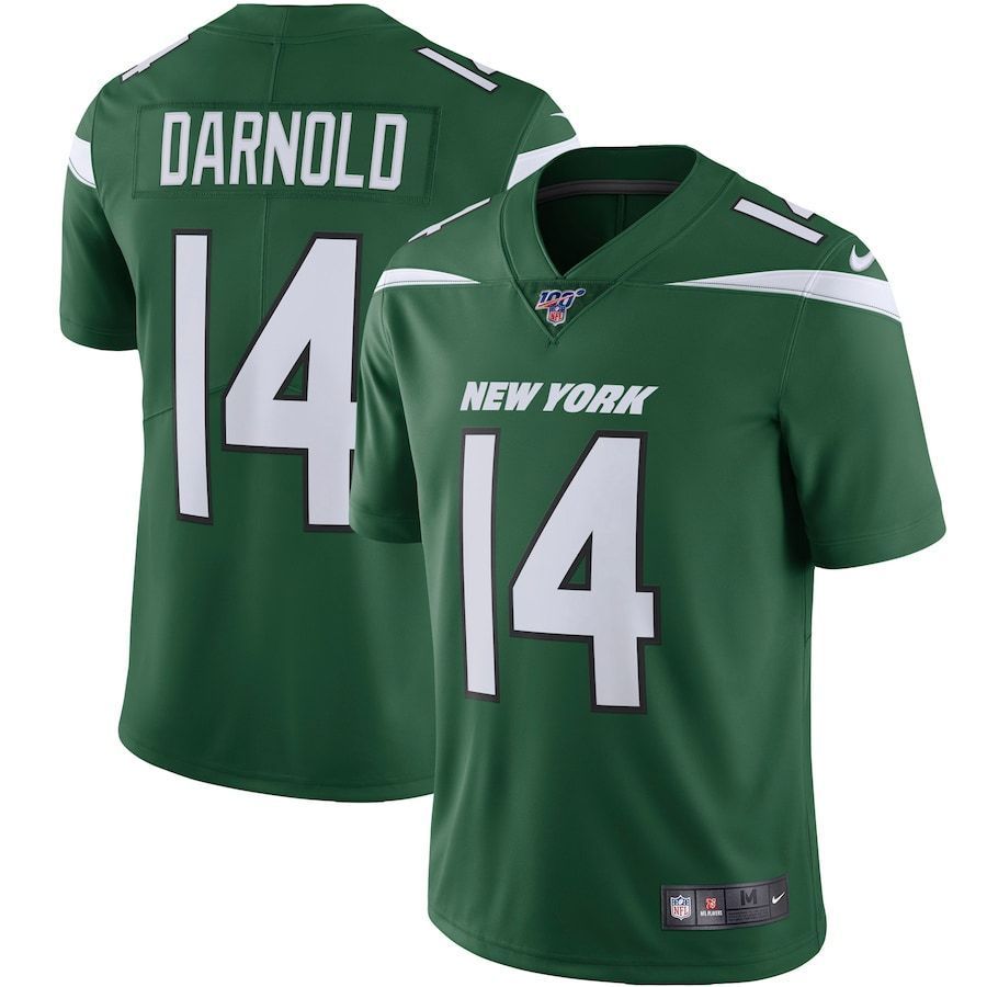 New York Jets Sam Darnold Gotham Green Nfl 100 Vapor Jersey
