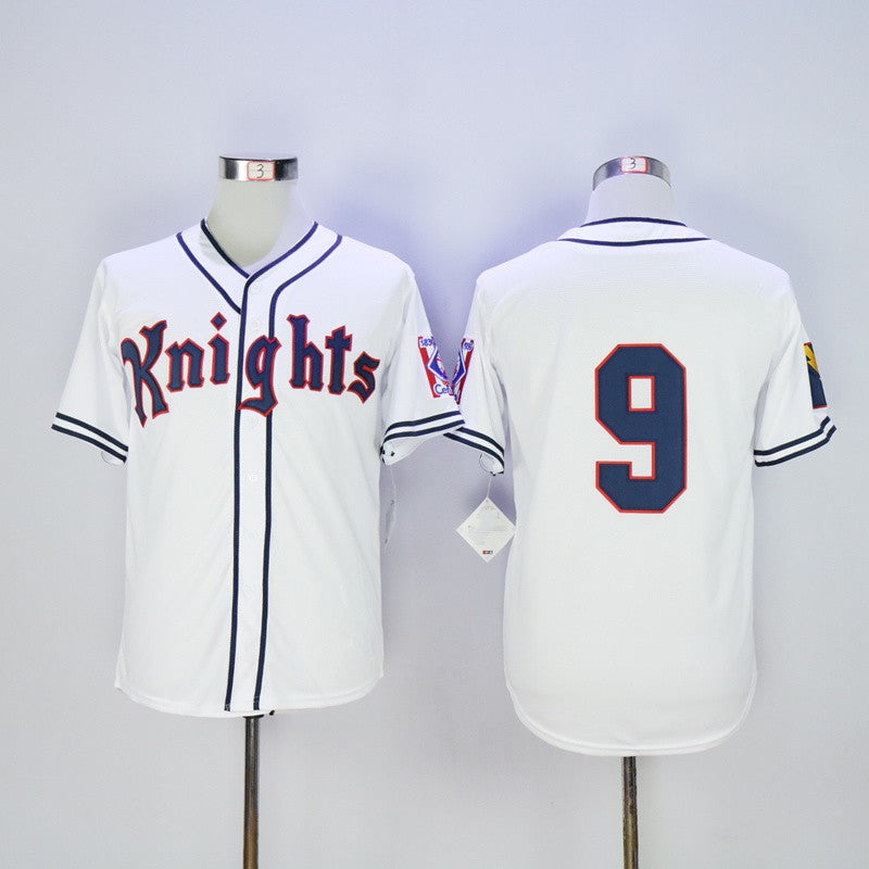 New York Knights #9 Movie Baseball Jersey