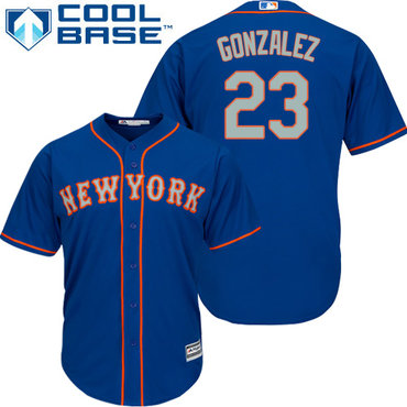 New York Mets 23 Adrian Gonzalez Blue New Cool Base Alternate Home Stitched Mlb Jersey