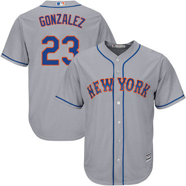New York Mets 23 Adrian Gonzalez Grey New Cool Base Stitched Mlb Jersey