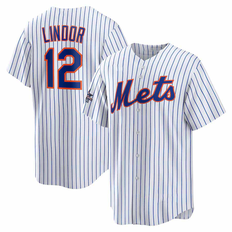 New York Mets #12 Francisco Lindor 2025 All-Star Game Home Replica Player Jersey