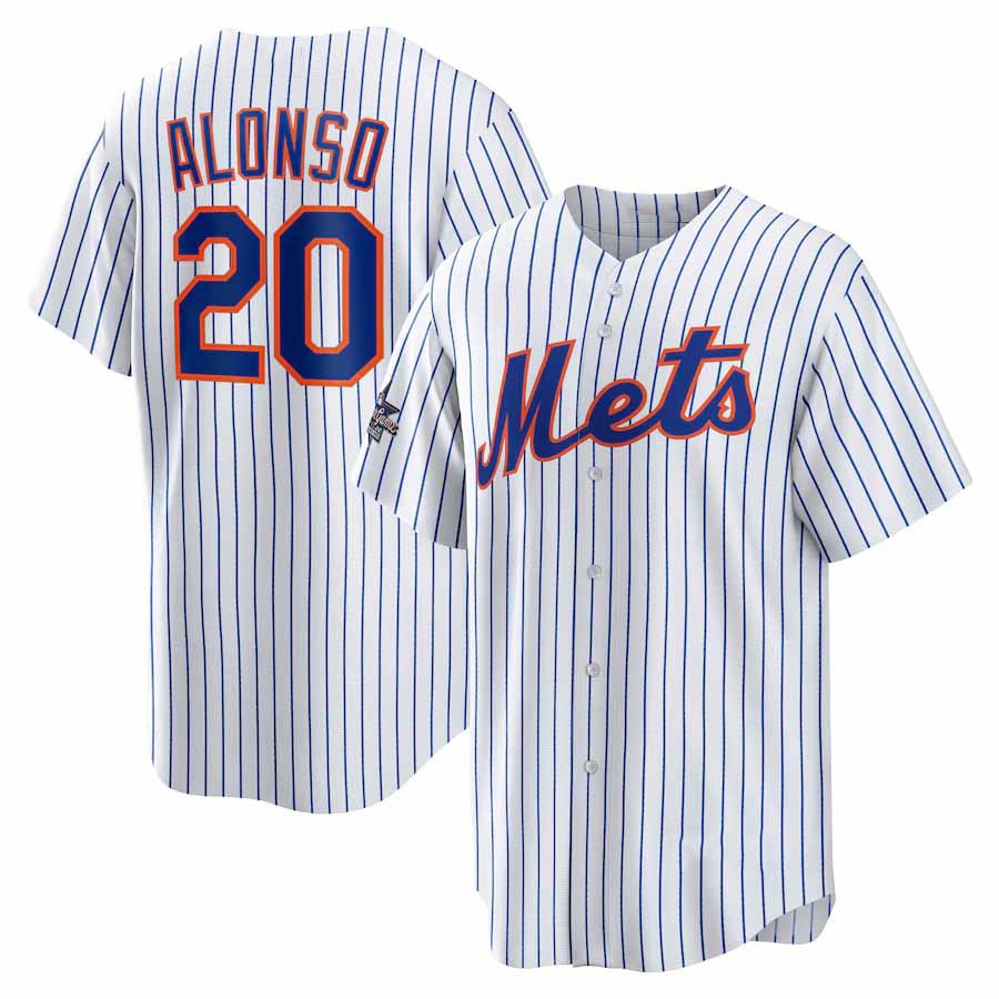 New York Mets #20 Pete Alonso 2025 All-Star Game Home Replica Player Jersey Wh