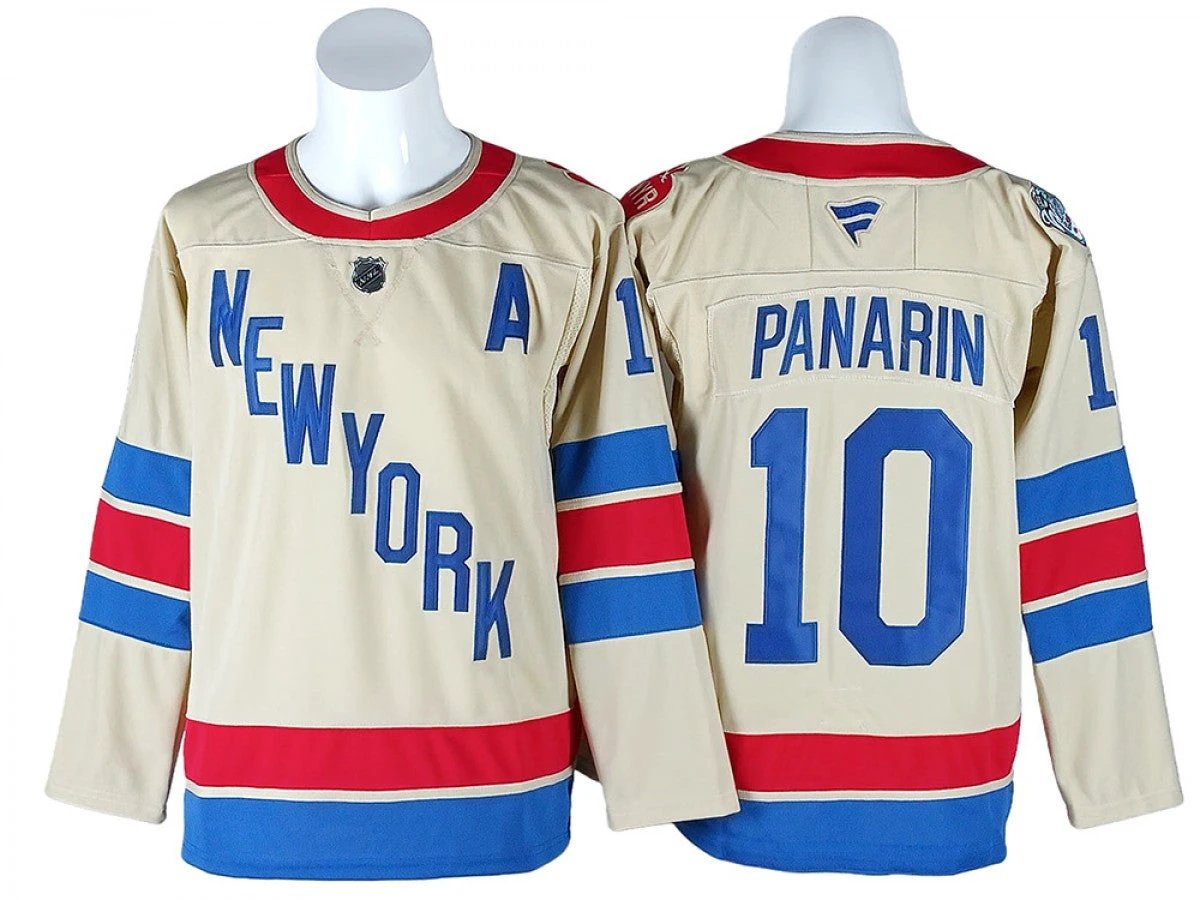 New York Rangers #10 Artemi Panarin Beige 2026 NHL Winter Classic Jersey