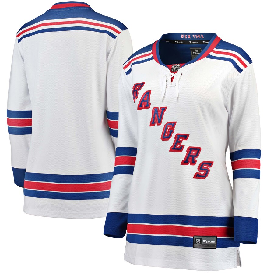New York Rangers Fanatics Branded Womens Away Breakaway Jersey White