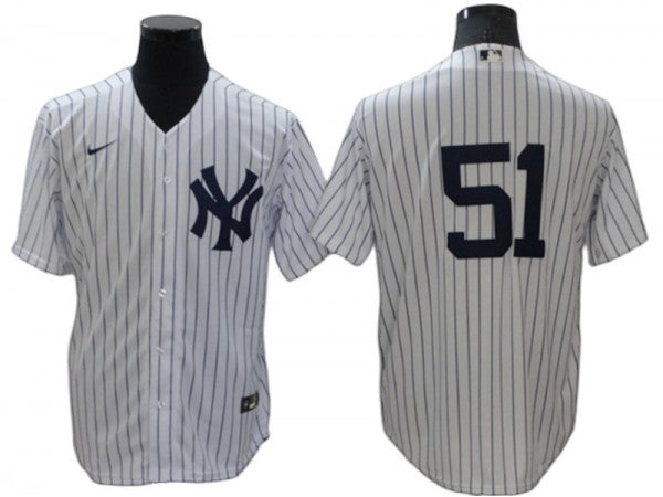 New York Yankees #51 Home Limit Jersey White