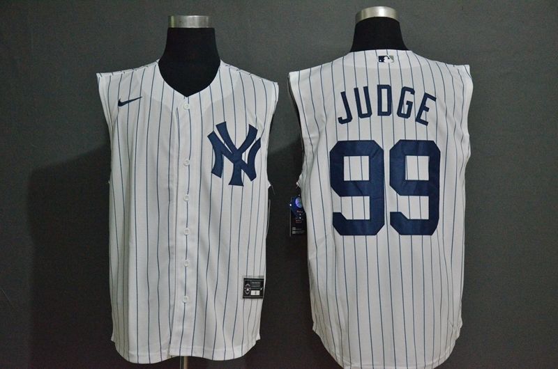 New York Yankees Aaron Judge 99 2020 Mlb White Jersey