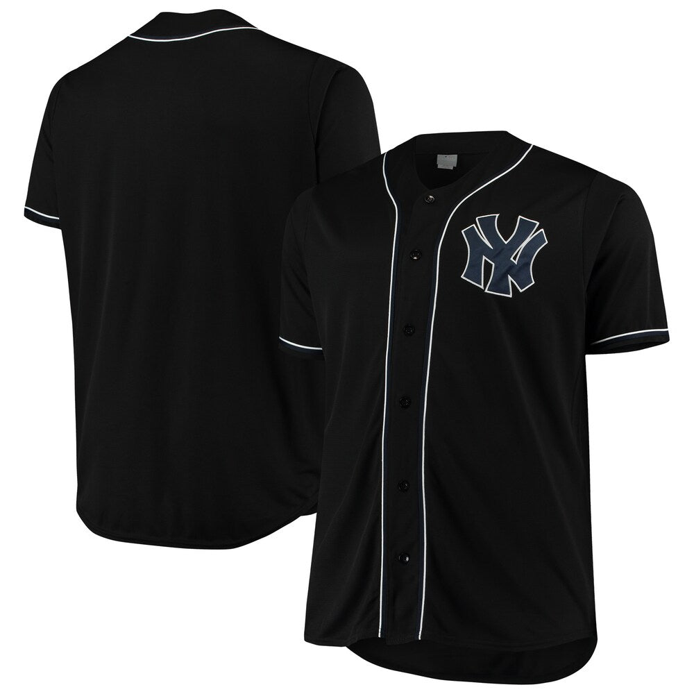 New York Yankees Big Tall Fashion Jersey Black