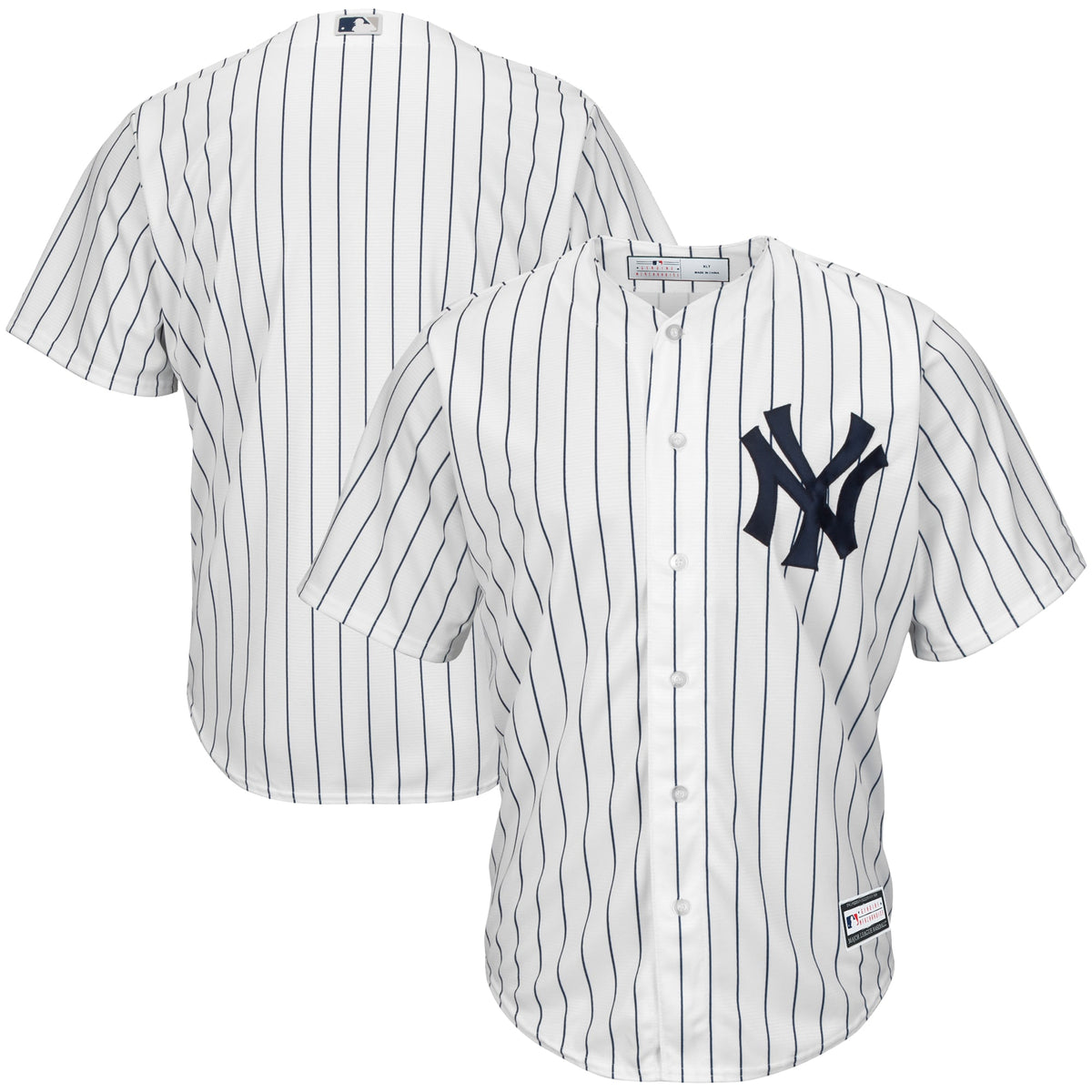 New York Yankees Big Tall Replica Team Jersey White