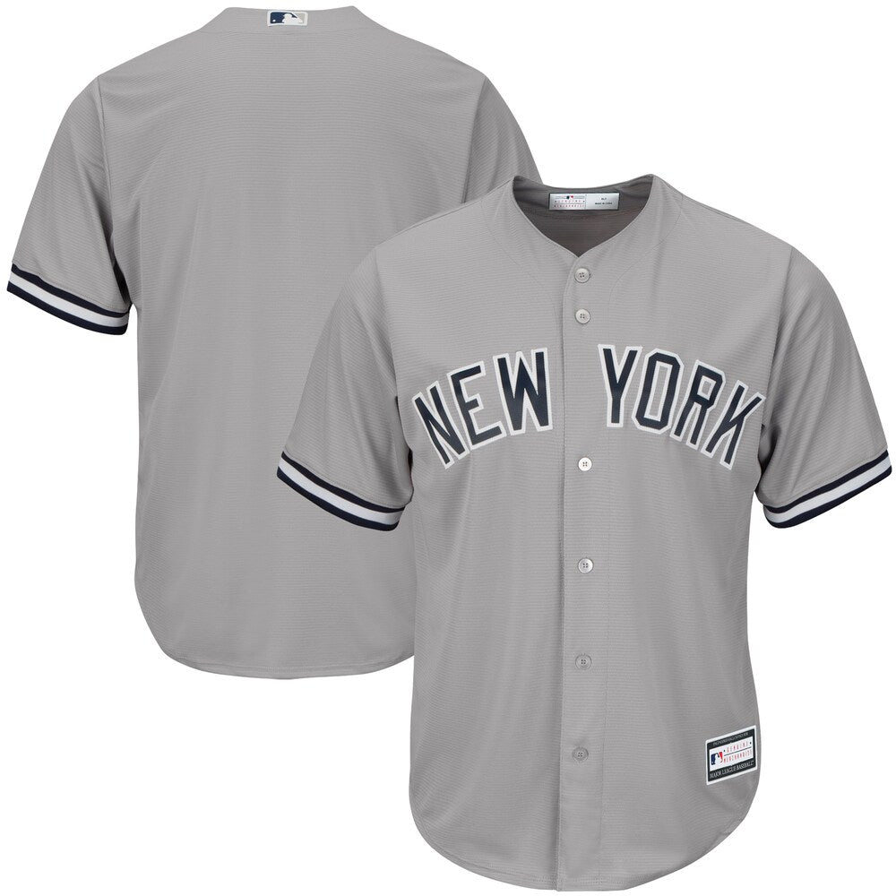 New York Yankees Big Tall Team Jersey Gray