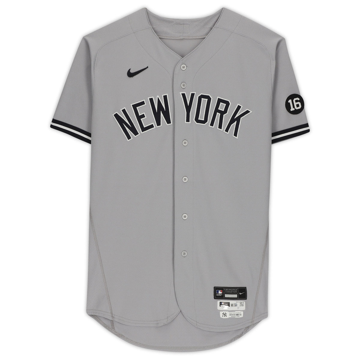 New York Yankees Fanatics Gray Team issued 80 Jersey From The 2021 Mlb Season