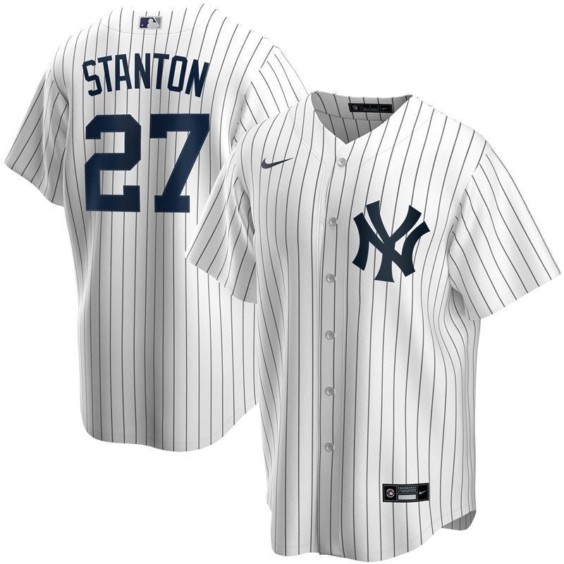 New York Yankees Giancarlo Stanton 27 2020 Mlb White Jersey