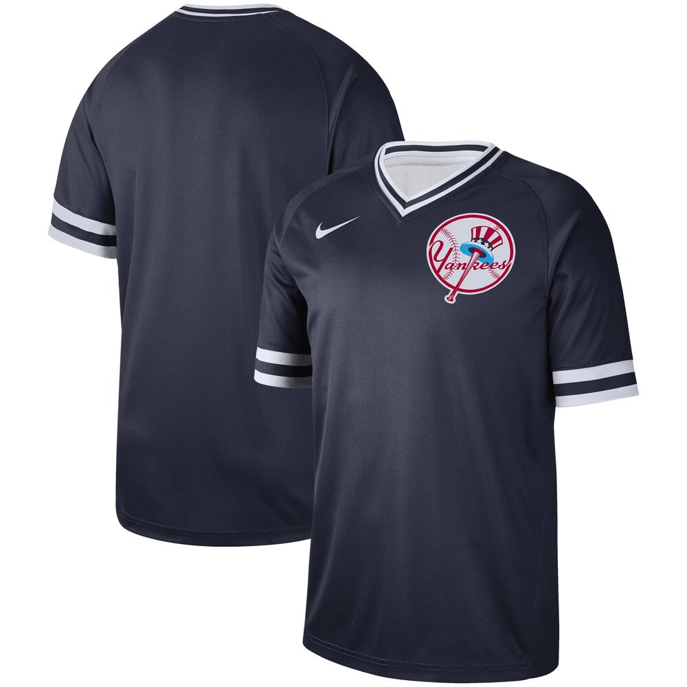 New York Yankees Nike Cooperstown Collection Legend V neck Jersey Navy