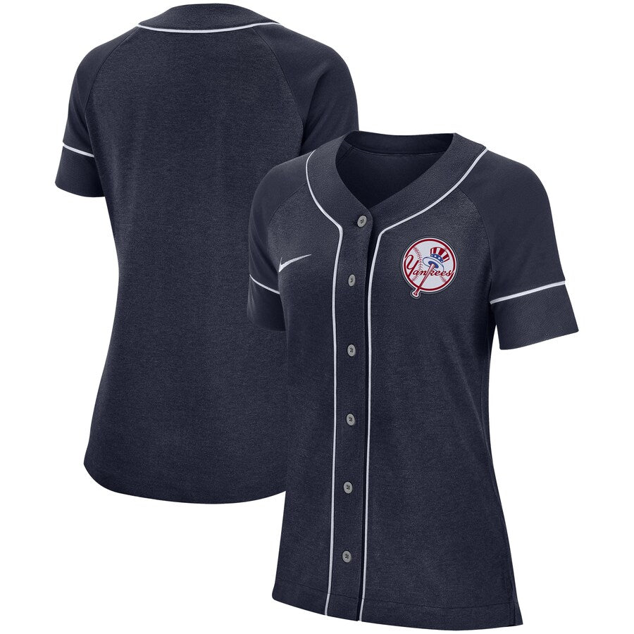 New York Yankees Nike Womens Classic Baseball Jersey Navy