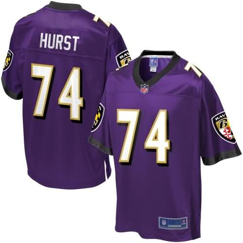 Nfl Pro Line Mens Baltimore Ravens James Hurst Team Color Jersey