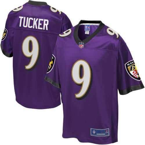 Nfl Pro Line Mens Baltimore Ravens Justin Tucker Team Color Jersey