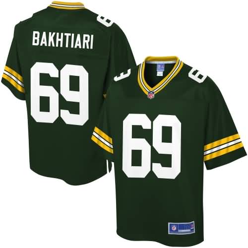 Nfl Pro Line Mens Green Bay Packers David Bakhtiari Team Color Jersey