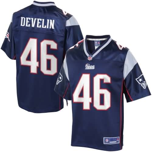 Nfl Pro Line Mens New England Patriots James Develin Team Color Jersey