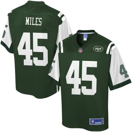 Nfl Pro Line Mens New York Jets Rontez Miles Team Color Jersey