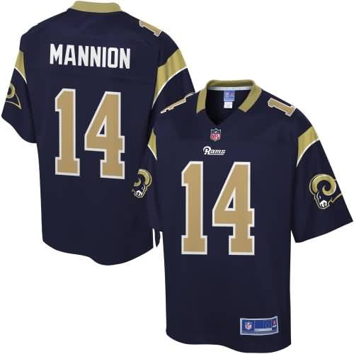 Nfl Pro Line Sean Mannion Los Angeles Rams Team Color Jersey Navy