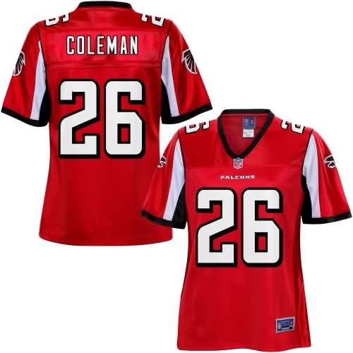 Nfl Pro Line Womens Atlanta Falcons Tevin Coleman Team Color Jersey