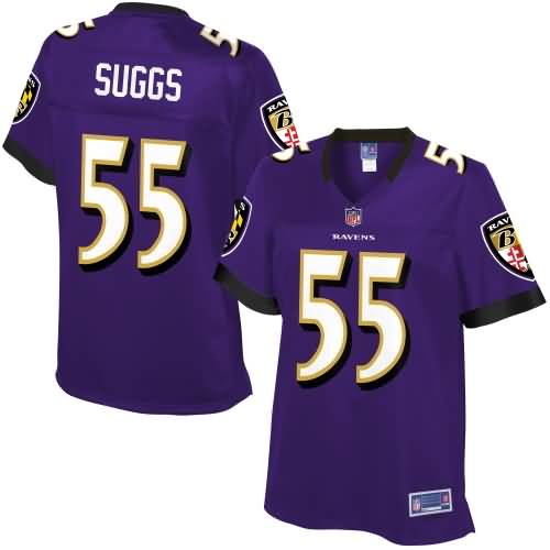 Nfl Pro Line Womens Baltimore Ravens Terrell Suggs Team Color Jersey