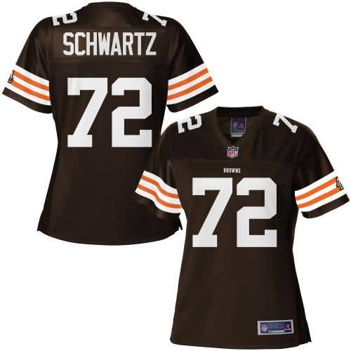 Nfl Pro Line Womens Cleveland Browns Historic Logo Mitchell Schwartz Team Color Jersey