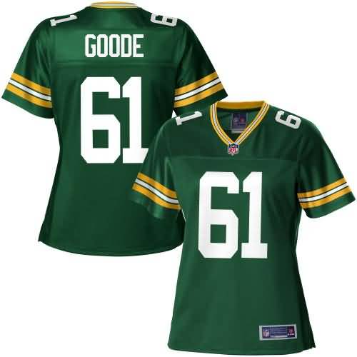 Nfl Pro Line Womens Green Bay Packers Brett Goode Team Color Jersey