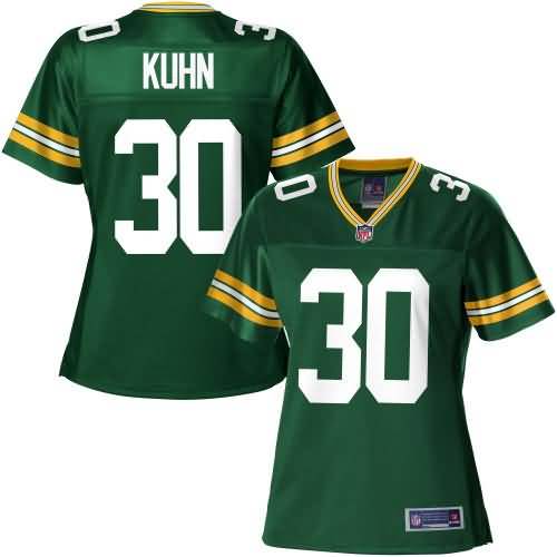 Nfl Pro Line Womens Green Bay Packers John Kuhn Team Color Jersey
