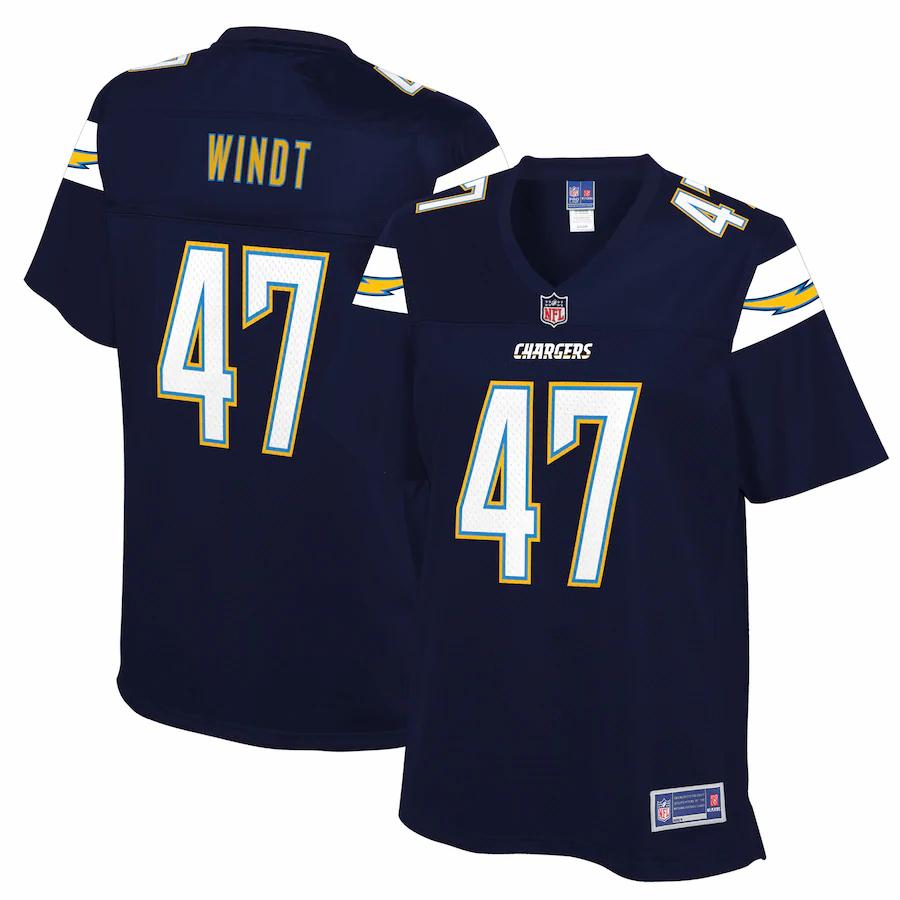 Nfl Pro Line Womens Los Angeles Chargers Mike Windt Team Color Jersey