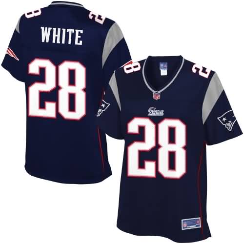 Nfl Pro Line Womens New England Patriots James White Team Color Jersey