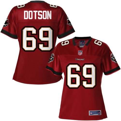 Nfl Pro Line Womens Tampa Bay Buccaneers Demar Dotson Team Color Jersey