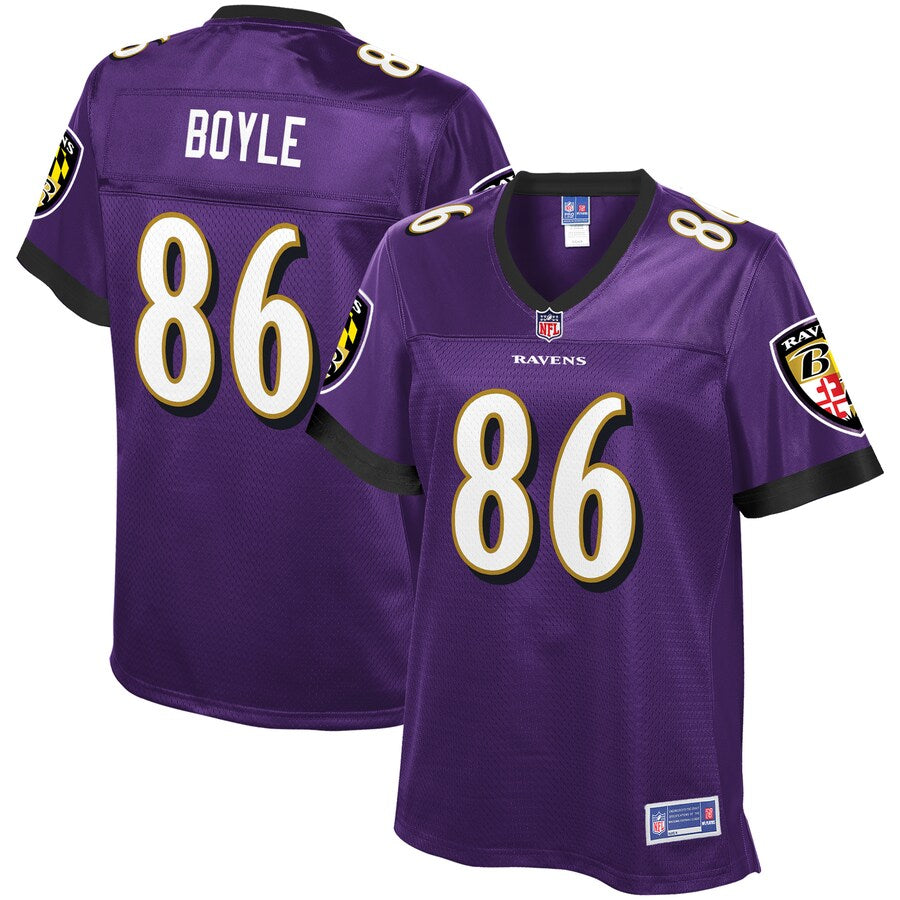 Nick Boyle Baltimore Ravens Nfl Pro Line Womens Team Color Player Jersey Purple