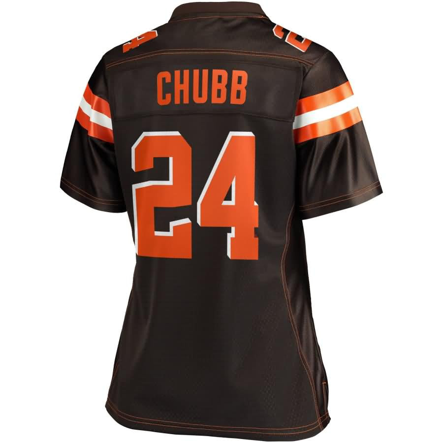 Nick Chubb Cleveland Browns Nfl Pro Line Womens Player Jersey Brown