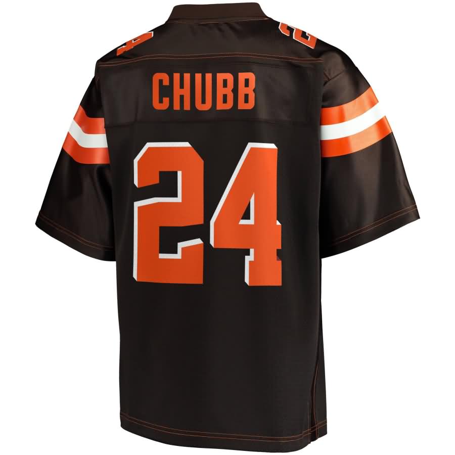 Nick Chubb Cleveland Browns Nfl Pro Line Youth Player Jersey Brown