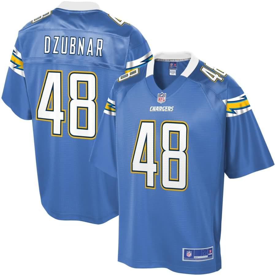 Nick Dzubnar Los Angeles Chargers Nfl Pro Line Alternate Player Jersey Powder Blue