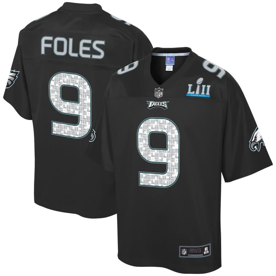 Nick Foles Philadelphia Eagles Nfl Pro Line By Fanatics Branded Super Bowl Lii Fashion Jersey Black